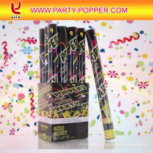 (6 Pack) Large (12 Inch) Confetti Cannons Air Compressed Party Poppers Indoor and Outdoor